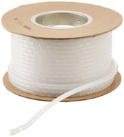 Polyethylene Spiral Wrap Cable Harness, 0.236" OD x 0.157" ID, 0.157" - 1.97" Bundle Range, Natural