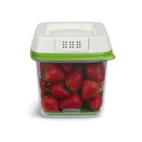 Rubbermaid FreshWorks Produce Saver Food Storage Container, Medium, 6.3 Cup, Green 1920478