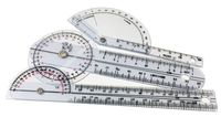 EMI Pocket 3 Piece Goniometer Set: Finger Goniometer, 6" Goniometer, 180 Degree 6" Goniometer EGM-430