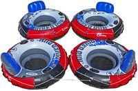 Bradley Heavy Duty River Tube Cover (4 Pack) | Compatible with Intex River Run, Inflatable River Tubes