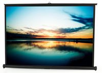 VIVO 50 inch Portable Tabletop Projector Screen 4:3 Format | Mobile Projection Pull Up Folding Stand (PS-TP-050B)