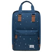 KAUKKO Stylish Oxford Fabric Backpack Travel Rucksack lightweight Hiking Bag Satchel (7-3-Blue)