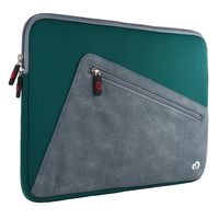 NX Slim Neoprene Protective Laptop Sleeve 13-13.3 inch, 360 Water Resistant PC Cover Case for MacBook Pro & Air 13', Microsoft Surface Pro, Chromebook (Green)