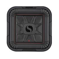 Kicker 46L7T104 Car Audio L7T Shallow Mount 10" Sub Square L7 Subwoofer L7T104