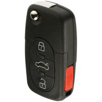 Car Flip Key Fob Keyless Entry Remote fits 2002 2003 2004 Audi A4 A6 A8 Allroad Cabriolet RS6 S4 S6 S8 TT Quattro (MYT8Z0837231)