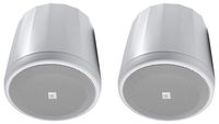 JBL C62P-WH Ultra-Compact Mid-High Satellite Hanging Pendant Speaker, White (sold as pair)