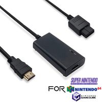 HDMI Cable for Nintendo GameCube, Nintendo 64 N64, Super Nintendo SNES Console (3-In-1)