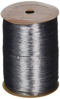 Berwick Wraphia Pearlized Rayon Craft Ribbon, 100-Yard Spool, Silver
