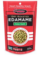Seapoint Farms Sea Salt Dry Roasted Edamame, 4 oz Gluten-Free Snack (12 pack)