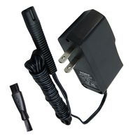 HQRP AC Adapter Works with Braun Series 7 Model 790cc, 790cc-3, 790cc-4, 795cc-3 Type 5692 Shaver Charger Power Supply Cord + Cleaning Brush