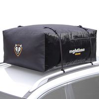 Rightline Gear Sport 2 Car Top Carrier, 15 cu ft, 100% Waterproof, Attaches With or Without Roof Rack