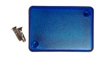 Hammond 1551FTBU Translucent Blue ABS Plastic Project Box - Inches (1.97" x 1.97" x 0.59") mm (50mm x 50mm x 15mm)