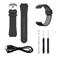 CANMORE TW-353 Golf Watch Replacement Band - Black