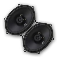 CT Sounds 5x7 Inch Coaxial Car Speakers (Pair), 2 Way Full Range, 30W (RMS) | 60W Max Power Per Speaker, Easy Mounting, 4 Ohm Impedance - Bio 5x7