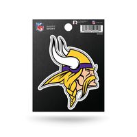 Rico Industries NFL Minnesota Vikings Die Cut Team Logo Short Sport Sticker