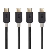 Cable Matters 2-Pack USB C to USB C Cable (USB-C Cable) Supporting 60W Charging in Black 3.3 Feet for Samsung Galaxy S10, S9, S8, Note 9, 8, LG G6, V30, Nintendo Switch, Google Pixel 3 and More