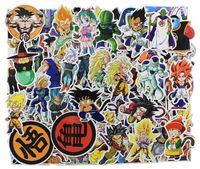 Cartoon Stickers 100 Pcs , Anime Dragon Ball Laptop Stickers Fun Vinyl Decals for Kids Water Bottles Snowboard Skateboard Car Motorcycle Aesthetic Waterproof Stickers Bomb Pack - Cartoon