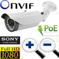 Urban Security Group 2MP 1080P IP PoE Network Bullet Security Camera : IMX323, 2.8-12mm Motorized Vari-Focal Auto-Focus Lens, 42x IR LEDs, IR-Cut, ONVIF, Weatherproof, Motion Detection : Pro Grade
