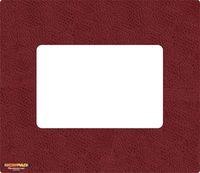 WOW!PAD 8.0" x 9.25" Photo Frame Mouse Pad-Burgundy Leather (8PF79-005)