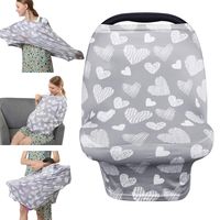 Nursing Cover - Breastfeeding Cover Carseat Canopy, Infant Stroller Cover, Car Seat Covers for Babies by YOOFOSS (Gray)