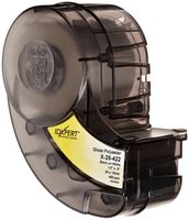 Brady X-29-422 IDXPERT 0.5" Height, 1.5" Width, B-422 Permanent Polyester, Black On White Color Label (450 Per Cartridge)