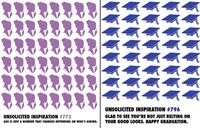 Quiplip Funny Birthday Cards Unsolicited Inspirations, 6-Pack (UI04296PCK)