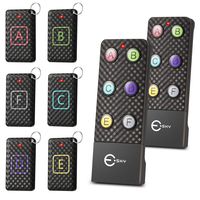 Esky Key Finder with Extra Backup RF Transmitter, Wireless RF Item Locator Item Tracker Support Remote Control,2 RF Transmitter and 6 Receivers - Wireless Key RF Locator, Pet Tracker Wallet Tracker
