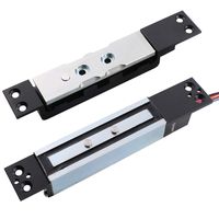 UHPPOTE 2600lb Holding Force 12VDC Voltage Electric Shear Magnetic Lock Concealed Mount with Door Static Sensor