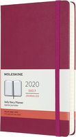 Moleskine 2020 Daily Planner, 12M, Large, Snappy Pink, Hard Cover (5 x 8.25)