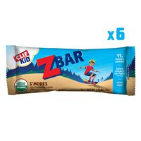 CLIF KID ZBAR - Organic Granola Bars - S'mores - (1.27 Ounce Energy Bars, Kids Snacks, 6 Count)