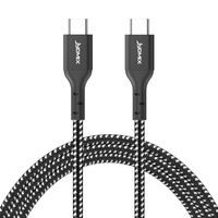 JYDMIX USB Type C to USB C Cable 2.0 (6ft) 20V/3A 2 Pack Fast Charger Cord Compatible with MacBook, iPad pro 2018,Samsung Galaxy S10/ S9/ S8/ Plus Note 9, Black