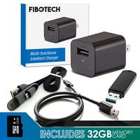 USB Hidden Camera - Spy Cam Charger HD 1080 P with Motion Detection and microSD Card Included - Nanny Cam Premium Pack - Mini Spy Camera No Wi-Fi Needed Newest Edition 2019 - Indoor Security Camera