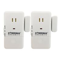 Doberman Security Ultra-Slim Design Security Alarm, White (SE-0152W-2PK)