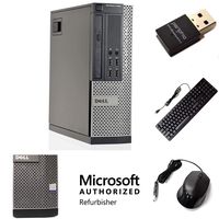 Dell OptiPlex 9020, Intel Quad Core i5 3.2GHz, 16GB RAM, 512GB SSD, DVD, New Periphio Bluetooth and WiFi, Keyboard, Mouse, Windows 10 Pro (Renewed)