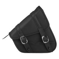 Nomad USA Sportster Universal Heavy Duty Leather Quick Release Motorcycle Swing Arm Bag