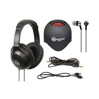 Wicked Audio The Triad 4 pc Set: Headphones, Ear Buds, Speaker & Audio Cable Limited