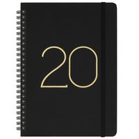 2020 Planner - Weekly & Monthly Planner with Tabs, January 2020 - December 2020, Flexible Cover with Twin-Wire Binding, Banded, 6.45" x 8.45"