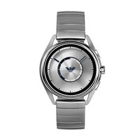 Emporio Armani Men's Stainless Steel Plated Touchscreen Smartwatch, Color: Silver-Tone (Model: ART5006)