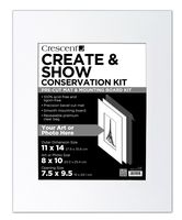 Crescent Creative Products Create and Show Conservation Kit, 11" by 14", Super White