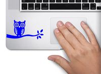 Night Owl on Branch Symbol Decal Funny Laptop Skin Macbook Trackpad Keypad Sticker Window