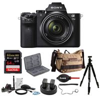Sony Alpha a7II Interchangeable Digital Lens Camera with 28-70mm Lens and 64GB Deluxe Accessory Bundle