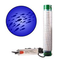 Green Blob Outdoors New Fishing Light(Blue 15000 Lumen) Dock Pro 15DX LED Underwater, w/ 30ft Cord, LED, Fish Attractor, Crappie, Snook, Bass, Catfish (15,000 3-Prong Plug, Blue)