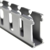 Panduit E.5X1.25LG6 Panduct .5-Inch Grey Type E Slotted Wall Wiring Duct (6-Feet)