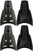 KeylessOption Just the Case Keyless Entry Remote Control Car Key Fob Shell Button Fix for LTQSAAM433TX (Pack of 2)