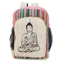 Suman Enterprises's New Himalyan Hemp Laptop Bag Backpack/Traveller Bag, A great Product (Budha Designed- Multi Colored)