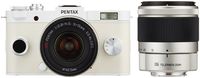 Pentax single-lens camera (Pure White) double zoom kit regular color PENTAX Q-S1