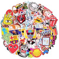135 Pcs Laptop Waterproof Stickers Pack Car Stickers Motorcycle Bicycle Luggage Decal Graffiti Patches Skateboard Stickers for Laptop Random Sticker Pack