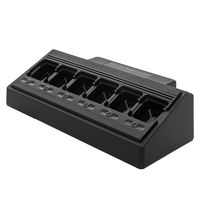 Arrowmax AK6R0025-120-V3 6 Unit Bank Rapid Charger for Kenwood TK-2160 TK-3160 TK-2170 TK-3170 TK-2360 TK-3360 NX-220