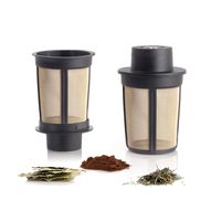 finum 63/421.41.00 Floating Brewing Basket, Large, Black