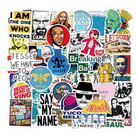 50pcs America Drama Breaking Bad Stickers for Water Bottles Laptop Motorcycle Bicycle Bike Skateboard Guitar